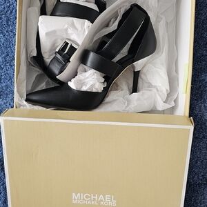 Michael Kors Black Strappy Heels